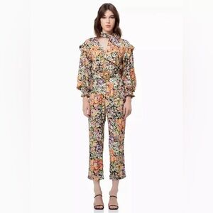 Elliatt Obscure Floral Print Jumpsuit in Multi